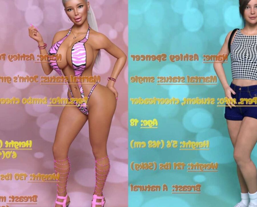 Bimbo Transformations 2 of 4 pics