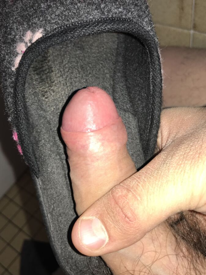 My dick in smelly shoe 1 of 3 pics