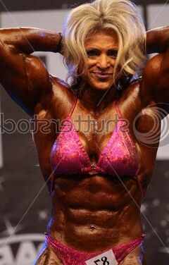 Yvette Balla! Blonde Muscled Veiny Bombshell! 22 of 25 pics