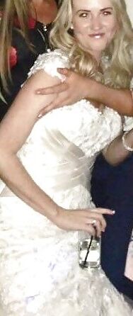 Kim looking beautiful in her wedding dress 8 of 20 pics