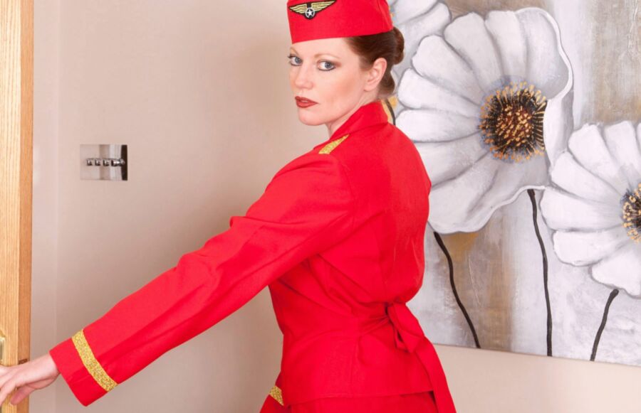 Air-stewardess Holly Kiss 2 of 145 pics