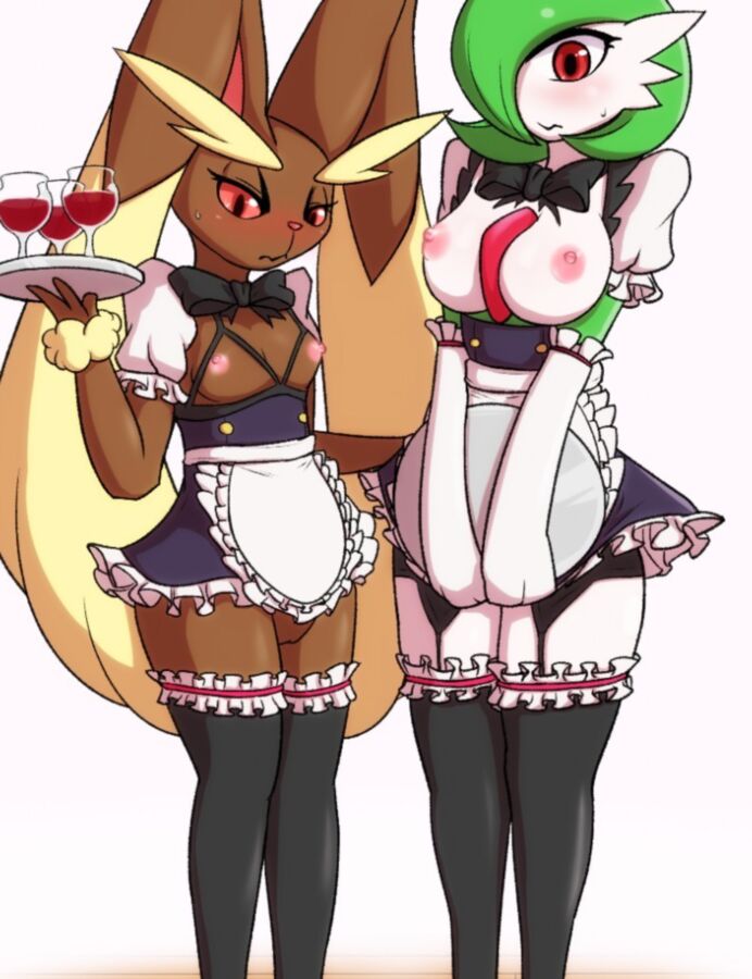 Gardevoir and Lopunny Maids.