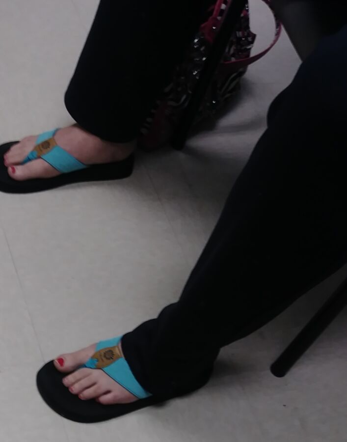 My Wifes Feet In flip Flops Mixed, For Your Pleasure 24 of 47 pics