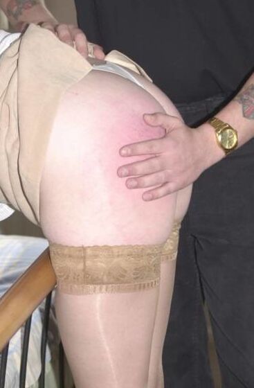 Spanking - Danny - hairy mature brown stockings 8 of 33 pics