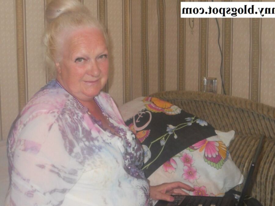 Russian old fat grandma dirty whore 5 of 5 pics