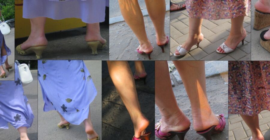 Mature Women on a high heels (Candid) 7 of 7 pics