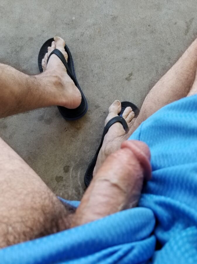 Flashing My Cock On The Porch 6 of 7 pics