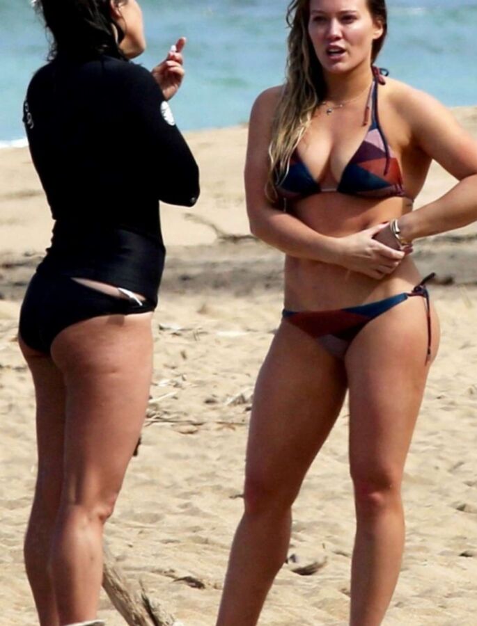 Hilary Duff - Busty Blonde Hollywood Celebrity in Sexy Bikinis 2 of 83 pics