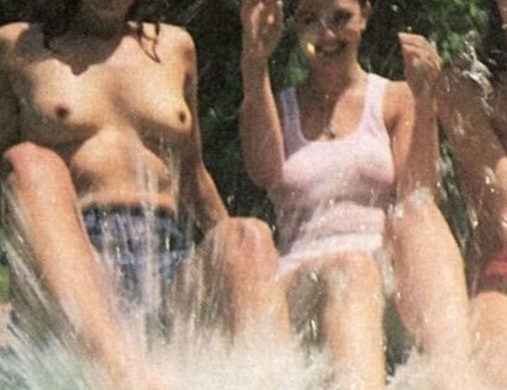 Drew Barrymore Sexy Nudes Skinny Dipping in Pool Pics 1 of 44 pics