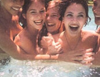 Drew Barrymore Sexy Nudes Skinny Dipping in Pool Pics 19 of 44 pics