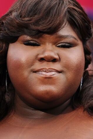 Photoshop Work - Gabourey Sidibide goes naked 4 of 5 pics