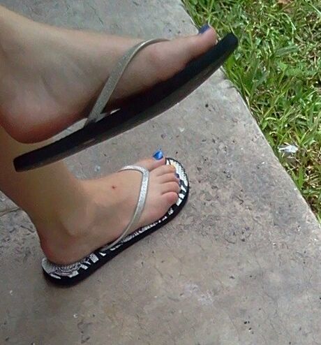 Pawg flip flop feet and pussy 7 of 8 pics