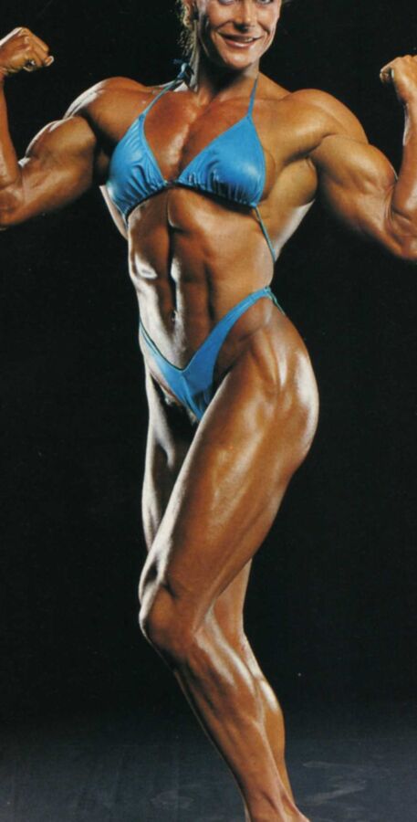 Sandy Riddell! Beautiful Blonde Muscular Beast! 15 of 58 pics