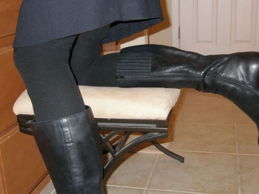 My Black Affani Boots POV 7 of 15 pics