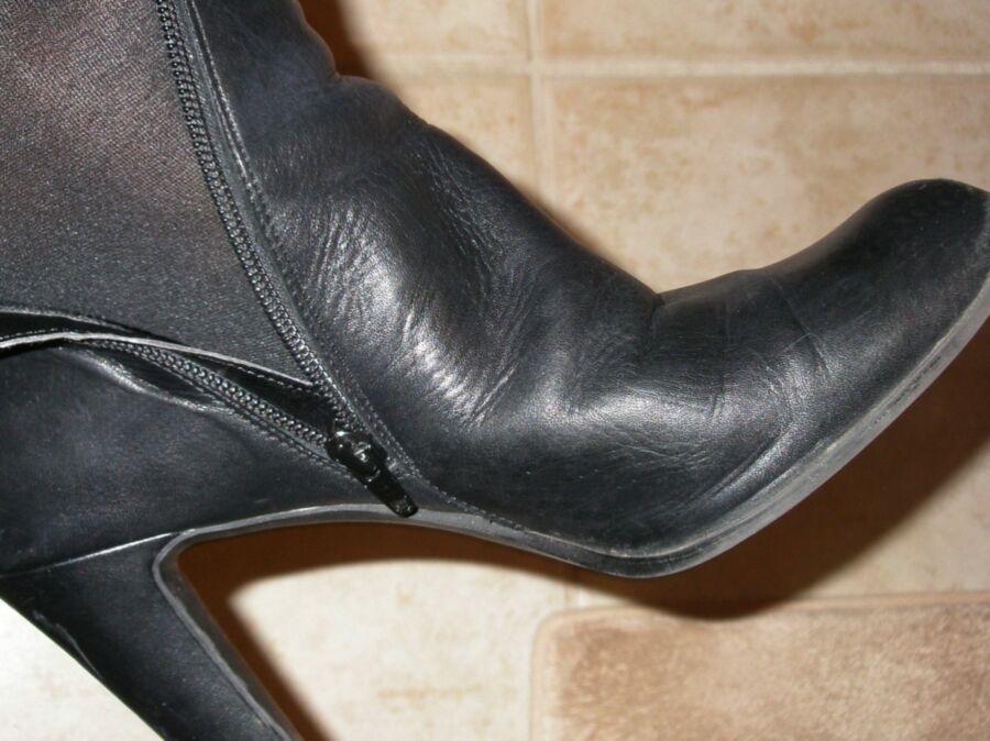 My Black Affani Boots POV 5 of 15 pics