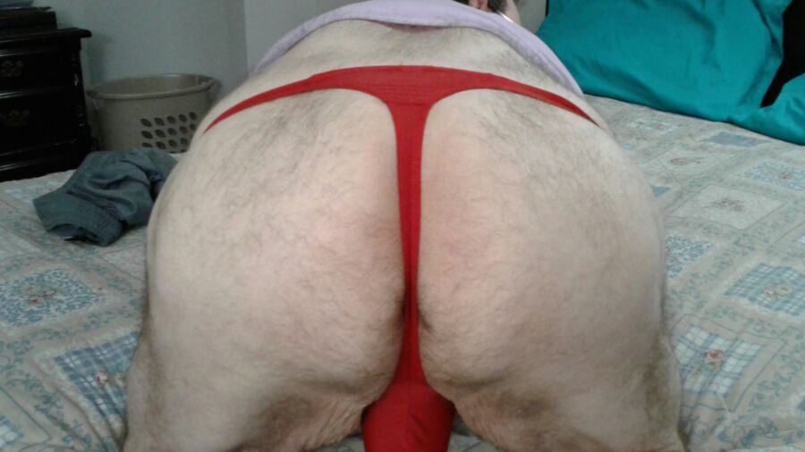 Revealing in red thong :) 5 of 9 pics