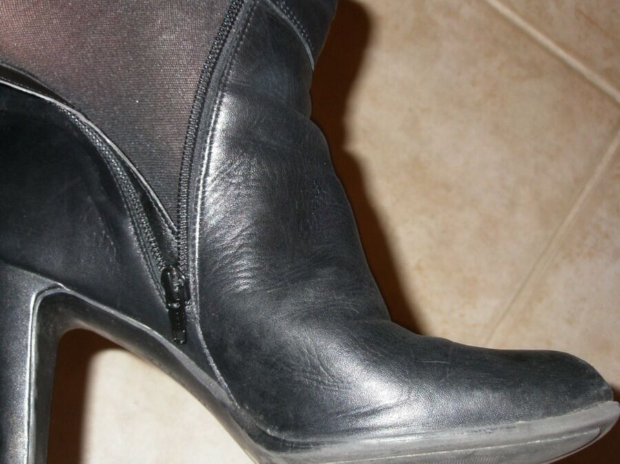 My Black Affani Boots POV 6 of 15 pics