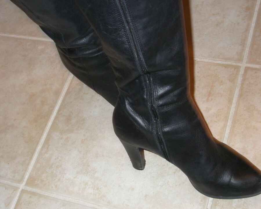 My Black Affani Boots POV 10 of 15 pics