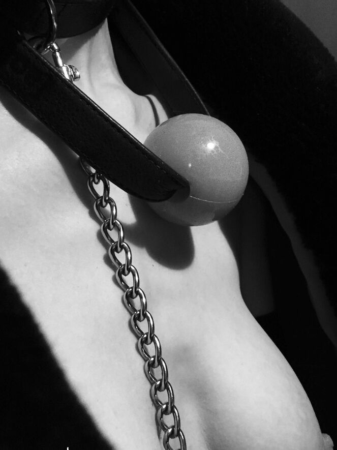 Ball gag as necklace 1 of 57 pics