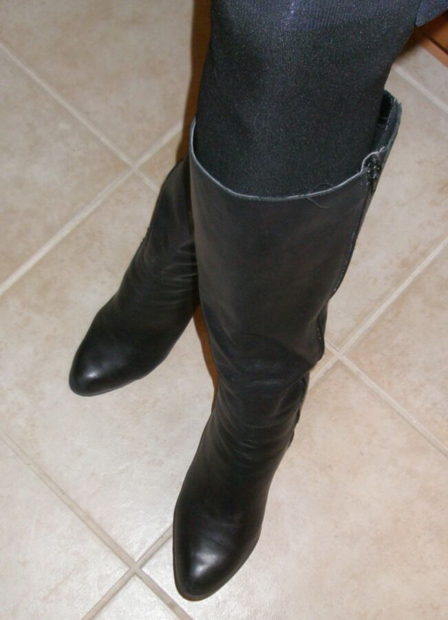 My Black Affani Boots POV 13 of 15 pics