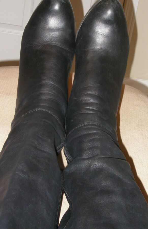 My Black Affani Boots POV 8 of 15 pics