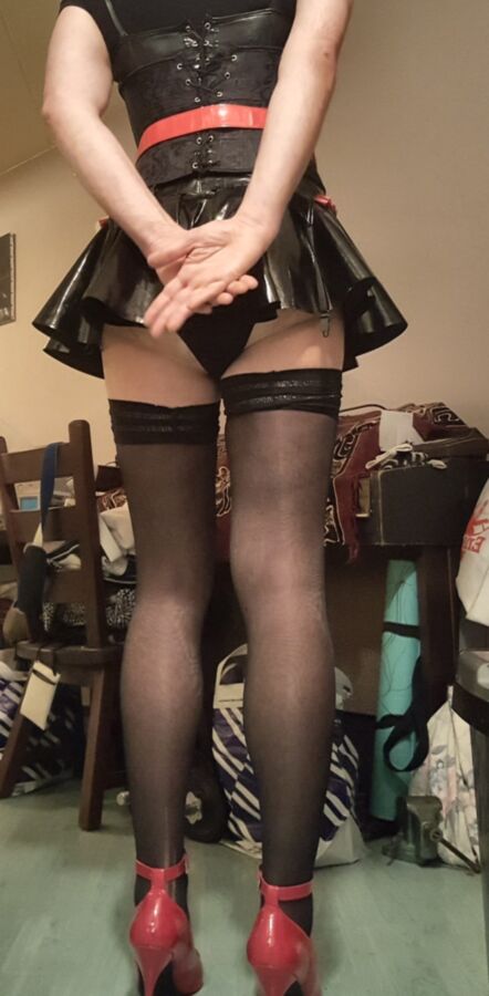 Shiny sissy dressed up slutty 19 of 33 pics