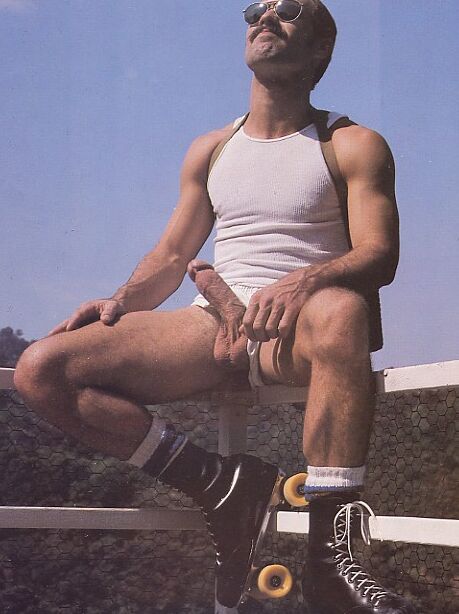 Gay Men with Roller Skates and Skateboards 12 of 28 pics