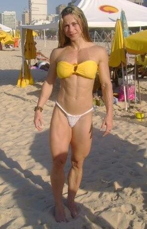 Sonia Tavares! Freckled Brazilian Muscle Doll! 17 of 18 pics