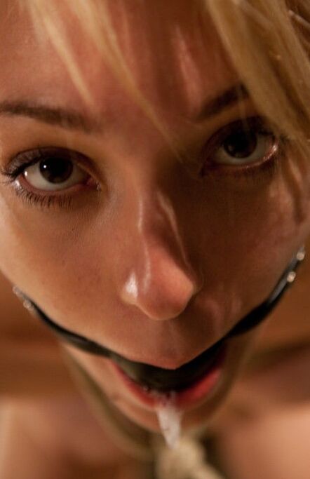 drooling from ballgag 1 of 80 pics
