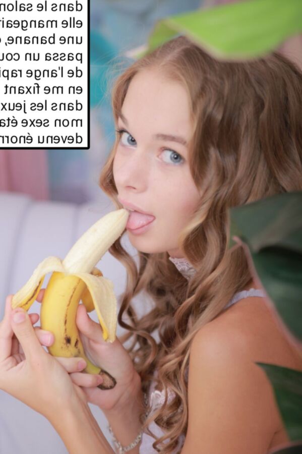 French caption (Fran鏰is inceste) ma fille et sa "banane" 4 of 5 pics