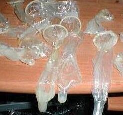 Condoms filled 7 of 11 pics