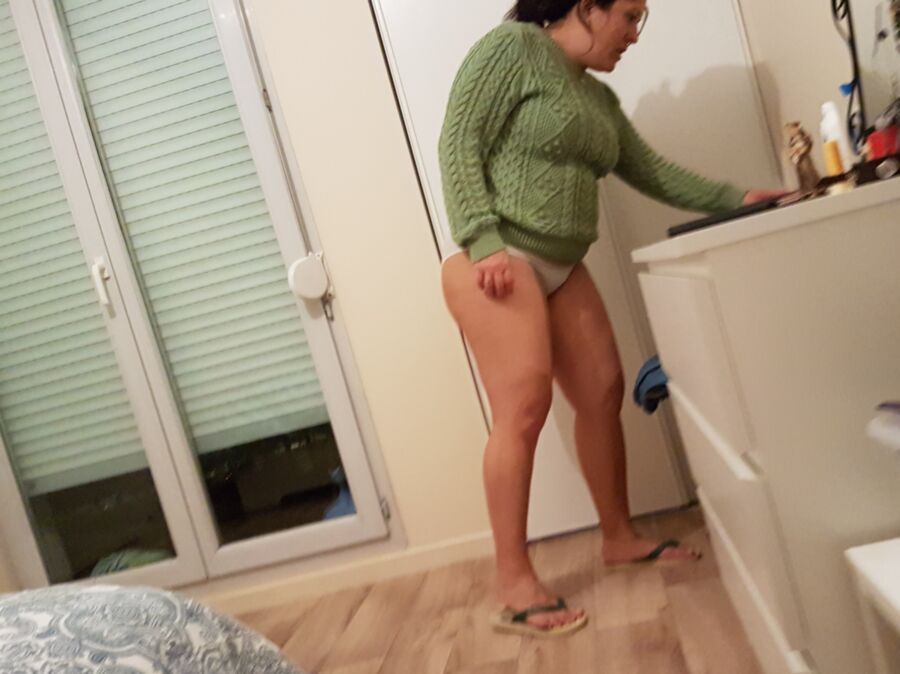 My GF is changing (White Panty Edition) 13 of 24 pics