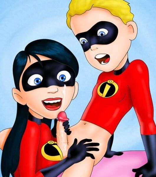 Violet Parr Bound & Oral 2 of 21 pics