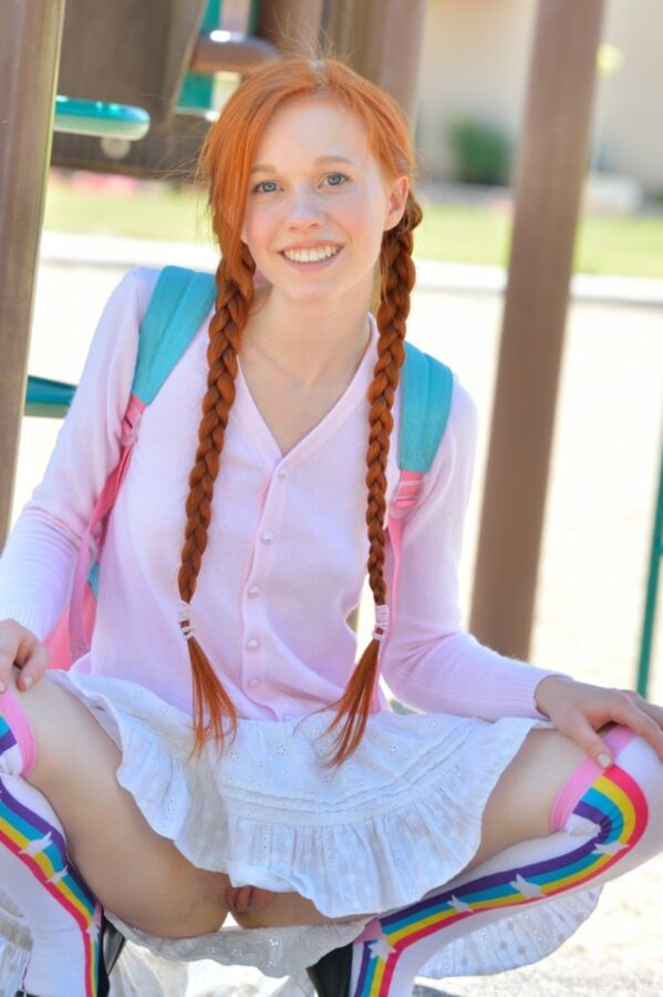 Street girl kinky pigtails