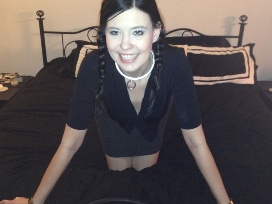 Submissive Girlfriend in Various Outfits: What would you do? 8 of 42 pics