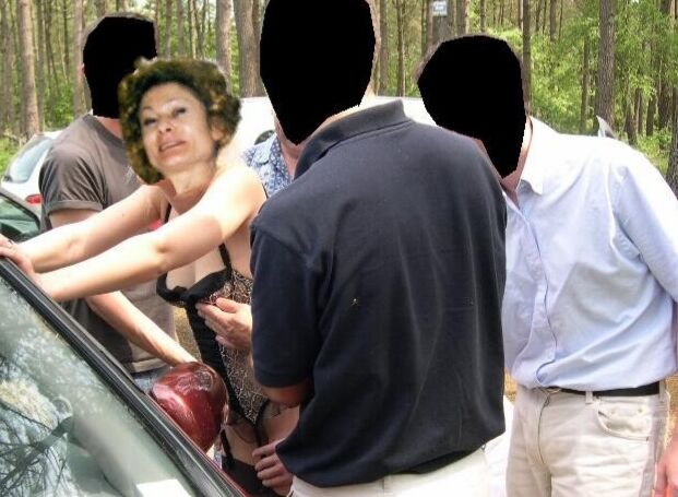 Fake gang bang for french whore Astrida  10 of 26 pics