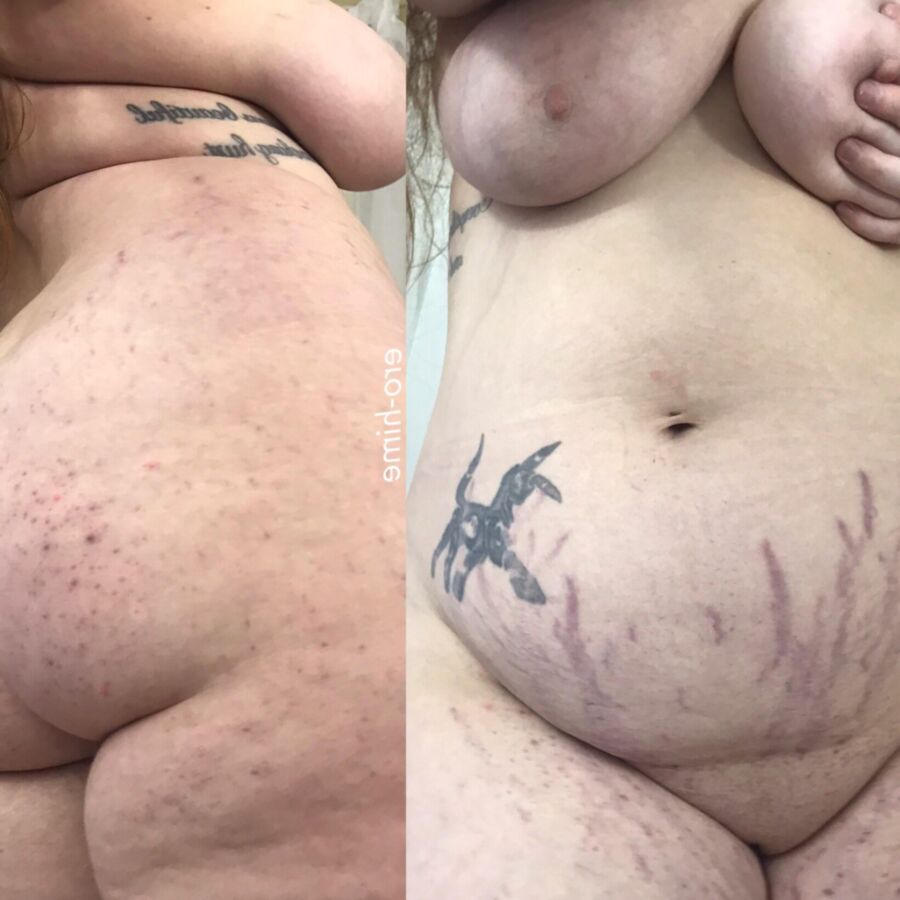 BBW Bellies to cum over 7 of 21 pics