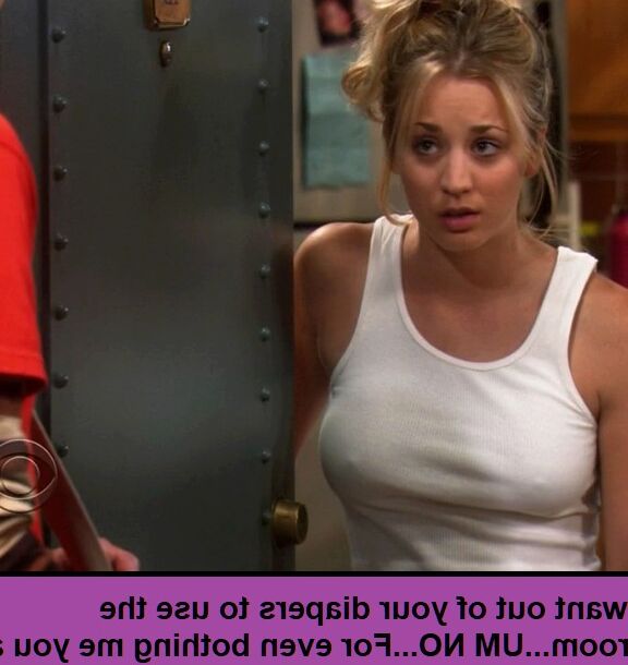 Kaley Cuoco Diaper Chastity Humiliation Sissy 22 of 31 pics