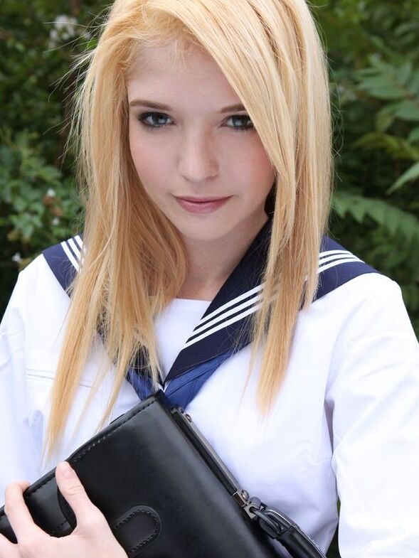 White girls in Japanese uniforms 5 of 77 pics