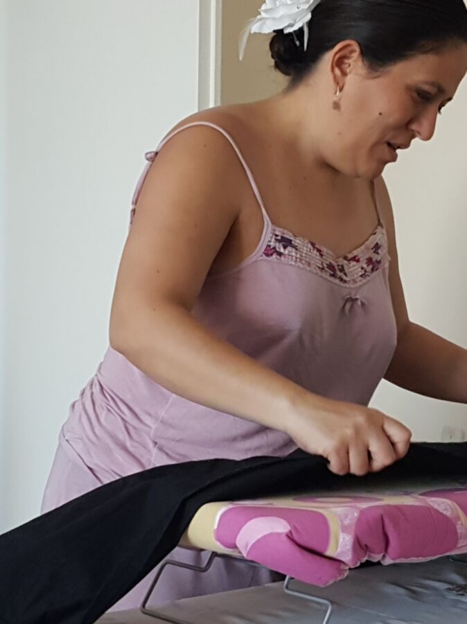 Ironing her Trousers with Pookies 6 of 15 pics