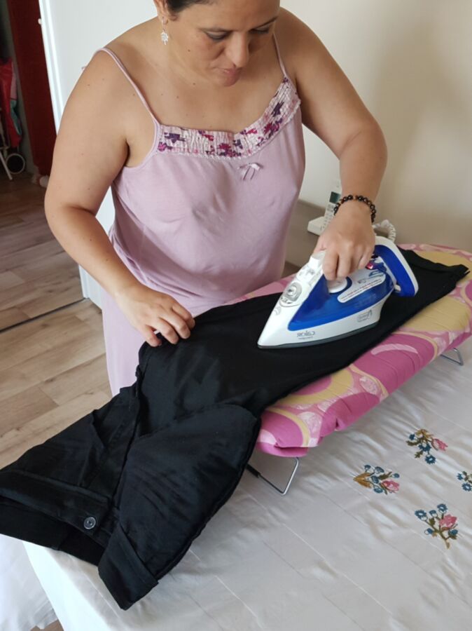 Ironing her Trousers with Pookies 1 of 15 pics