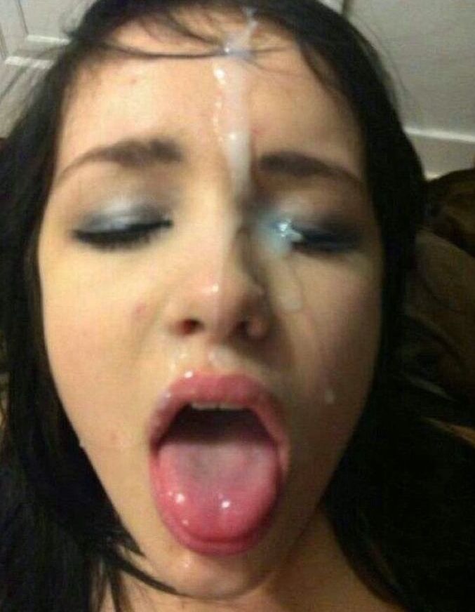 Teen Daughters Getting A Fun Facial From DADDY- Facial Cumshots 10 of 54 pics