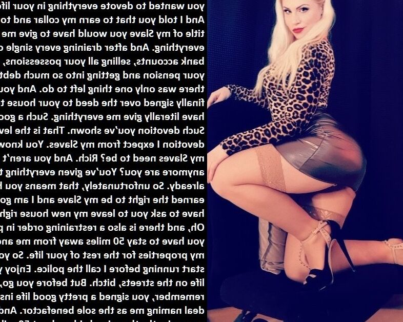 Femdom Blackmail Sissy Findom Humiliation Extreme Captions 3 of 3 pics