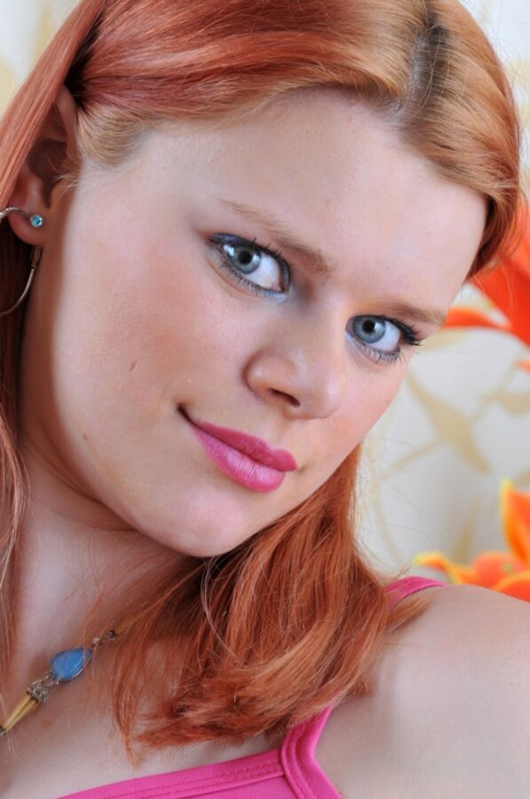 Lovely Redheads - BENJI - Playing With Her Hairy Pussy 16 of 157 pics