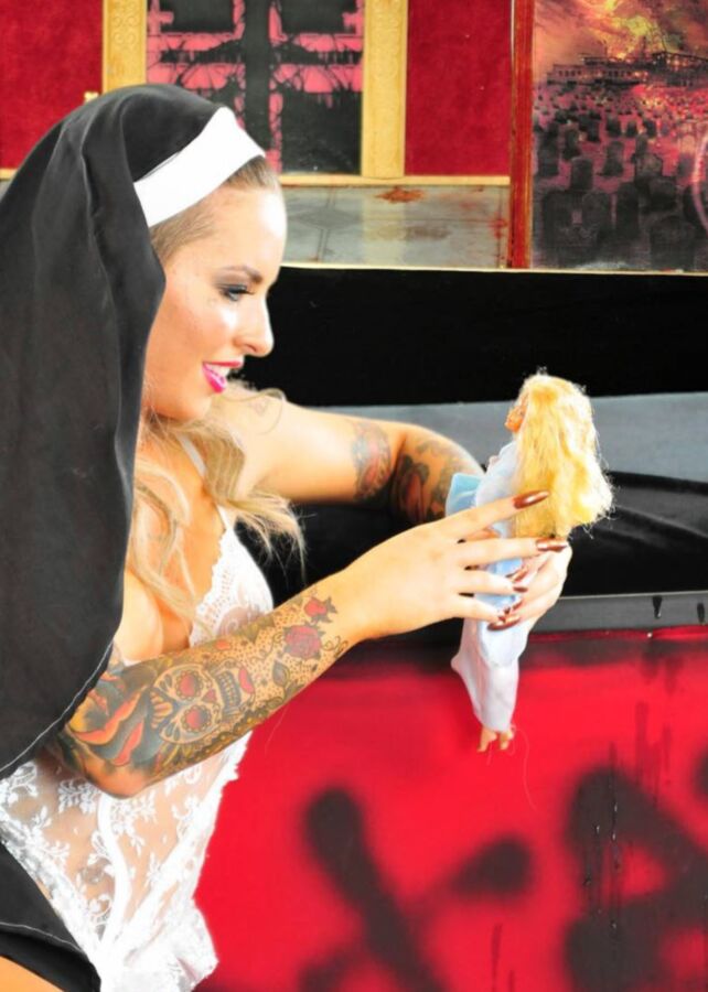 Christy Mack sinful in a nun costume 8 of 74 pics