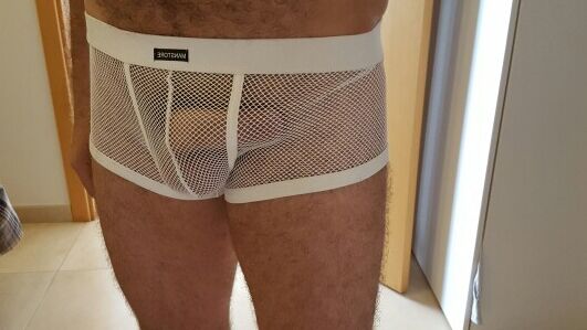 male underwear fishnet see-thru 8 of 13 pics