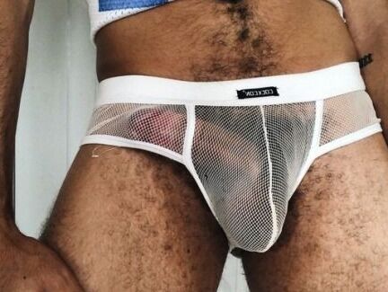 male underwear fishnet see-thru 7 of 13 pics