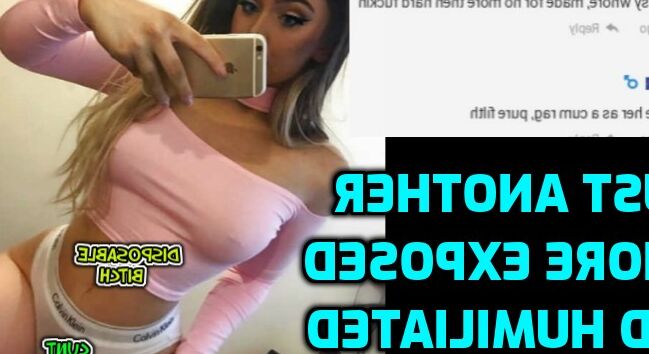 TEEN WHORES EXPOSED AND DEGRADED ON WEB (DEGRADING COMMENTS) 12 of 14 pics