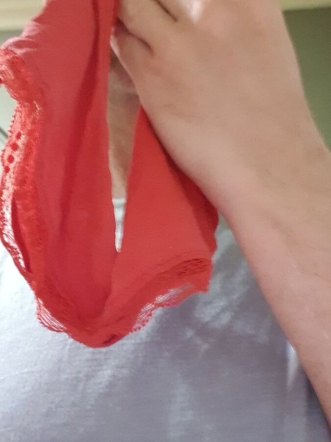Daugh panties sniffing and pre-cum 2 of 44 pics