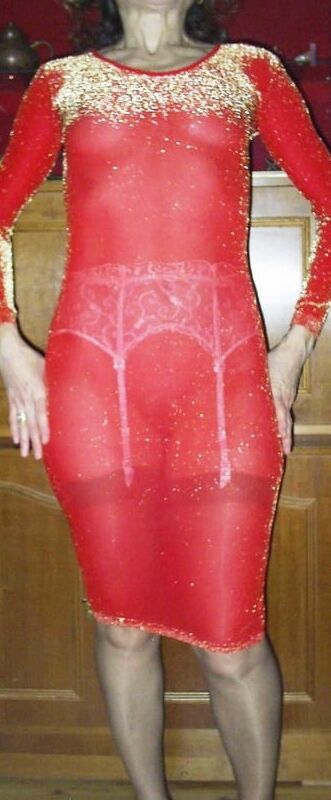 My french whore Astrida in red dress 22 of 89 pics